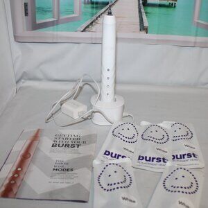 New Burst Sonic Electric Toothbrush , 3 Modes, w 5 Brush Heads